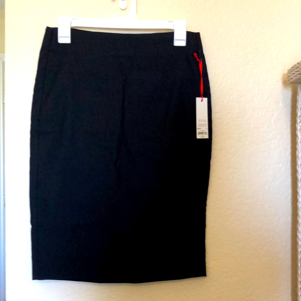 Black pencil skirt